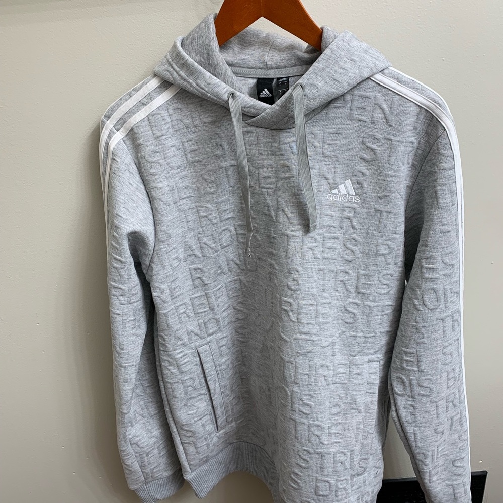 Adidas essential Hoodie Heather Gray